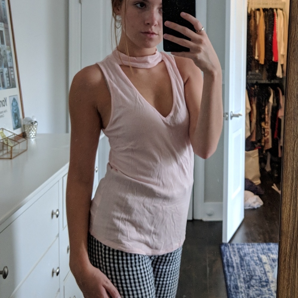 KENDALL & KYLIE tank with collar